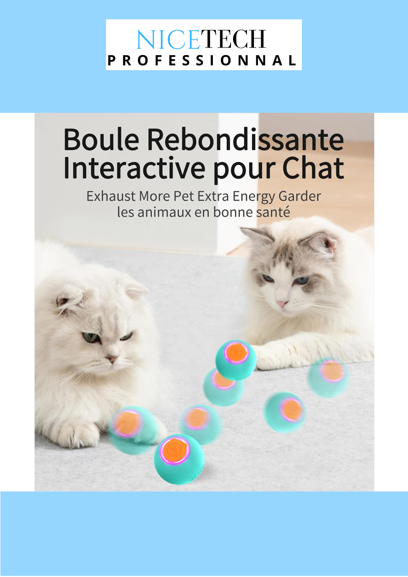 Jouet Interactif pour Chat et Chien